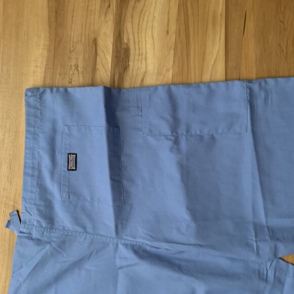 Cherokee Workwear Unisex Drawstring Scrub Pants Large Short 4100 Ciew Blue New - Picture 4 of 9